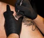 Tattoo master Tätowierung Tattoo Salon. Lizenzfreie Bilder - 8638973